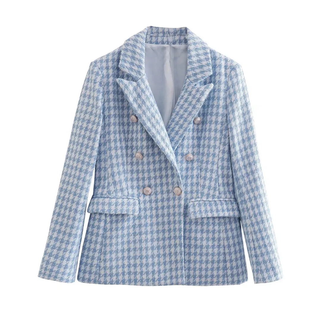 Stilvoller Tweed-Blazer für Frauen - Petra