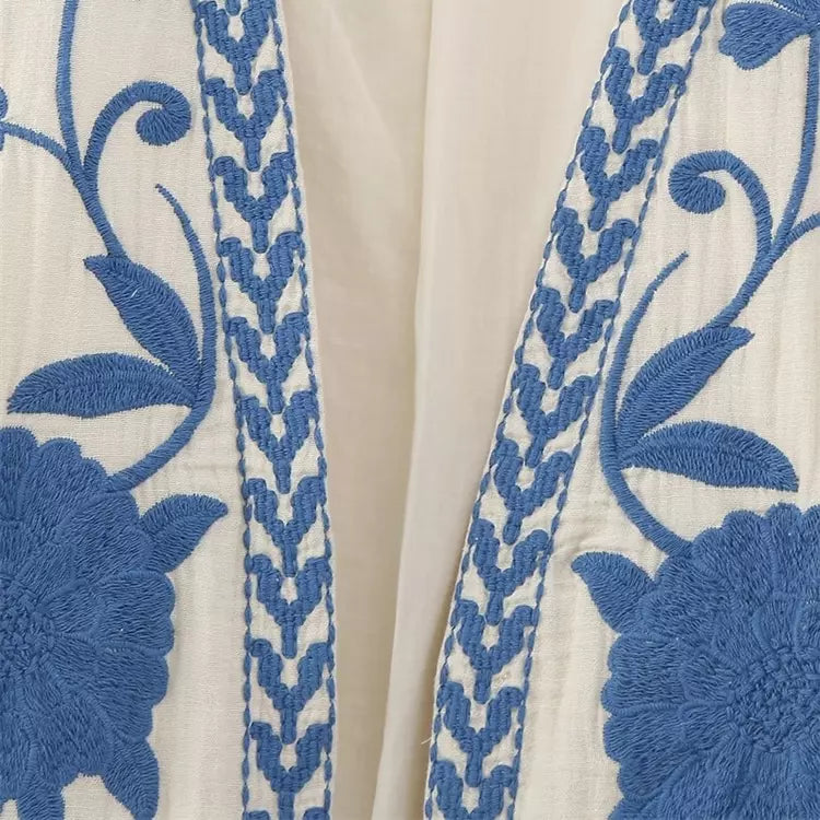 Edith | Blomstret vest