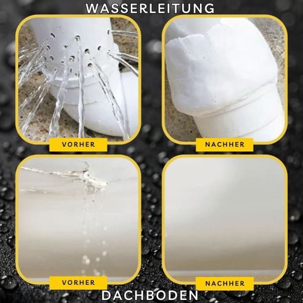 AquaSeal – Wasserdichter Reparaturkleber für Haus und Garten