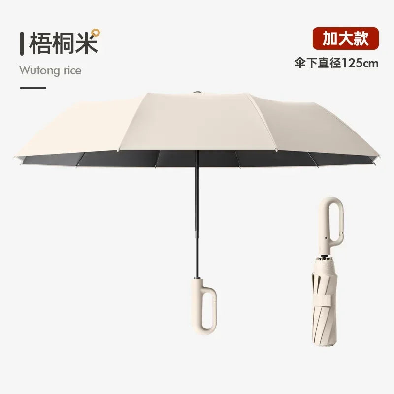 Parapluie automatique avec protection UV pour hommes et femmes, stable et portable, 105 cm / 125 cm