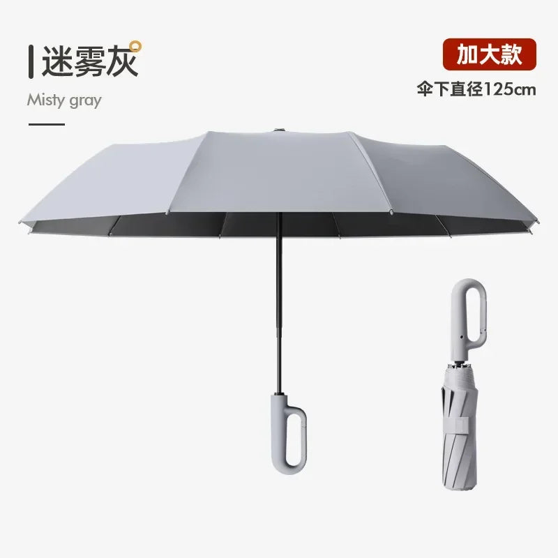Parapluie automatique avec protection UV pour hommes et femmes, stable et portable, 105 cm / 125 cm