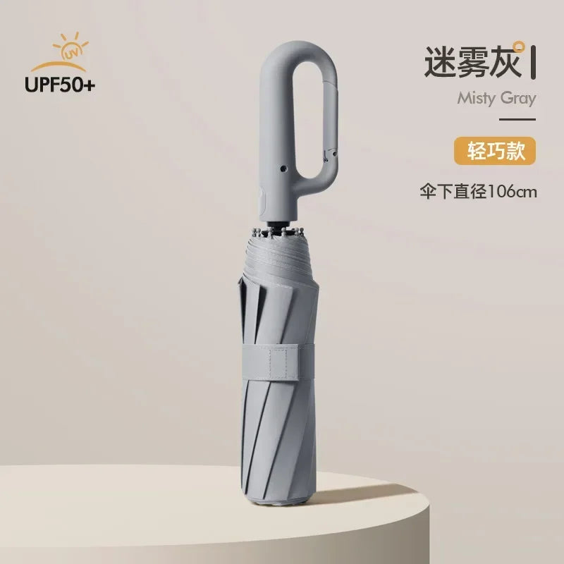 Parapluie automatique avec protection UV pour hommes et femmes, stable et portable, 105 cm / 125 cm