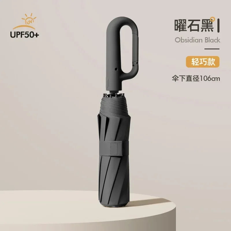 Parapluie automatique avec protection UV pour hommes et femmes, stable et portable, 105 cm / 125 cm
