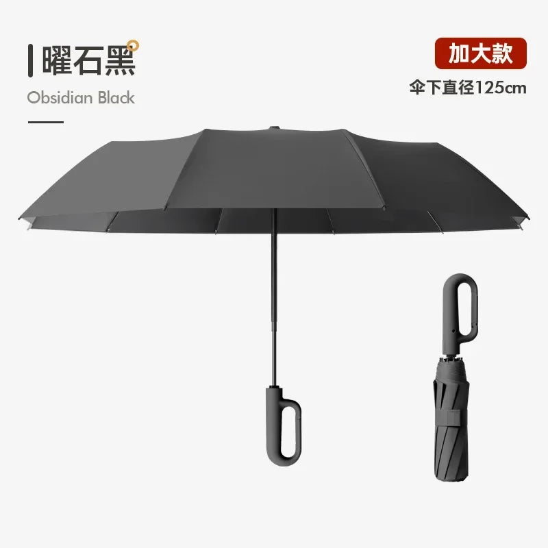 Parapluie automatique avec protection UV pour hommes et femmes, stable et portable, 105 cm / 125 cm