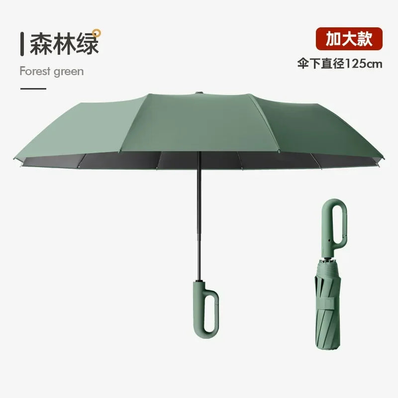 Parapluie automatique avec protection UV pour hommes et femmes, stable et portable, 105 cm / 125 cm