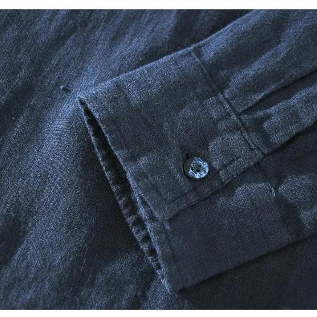 Sorrento Popover en lin - Respirant & léger - Chemise slim fit luxueuse