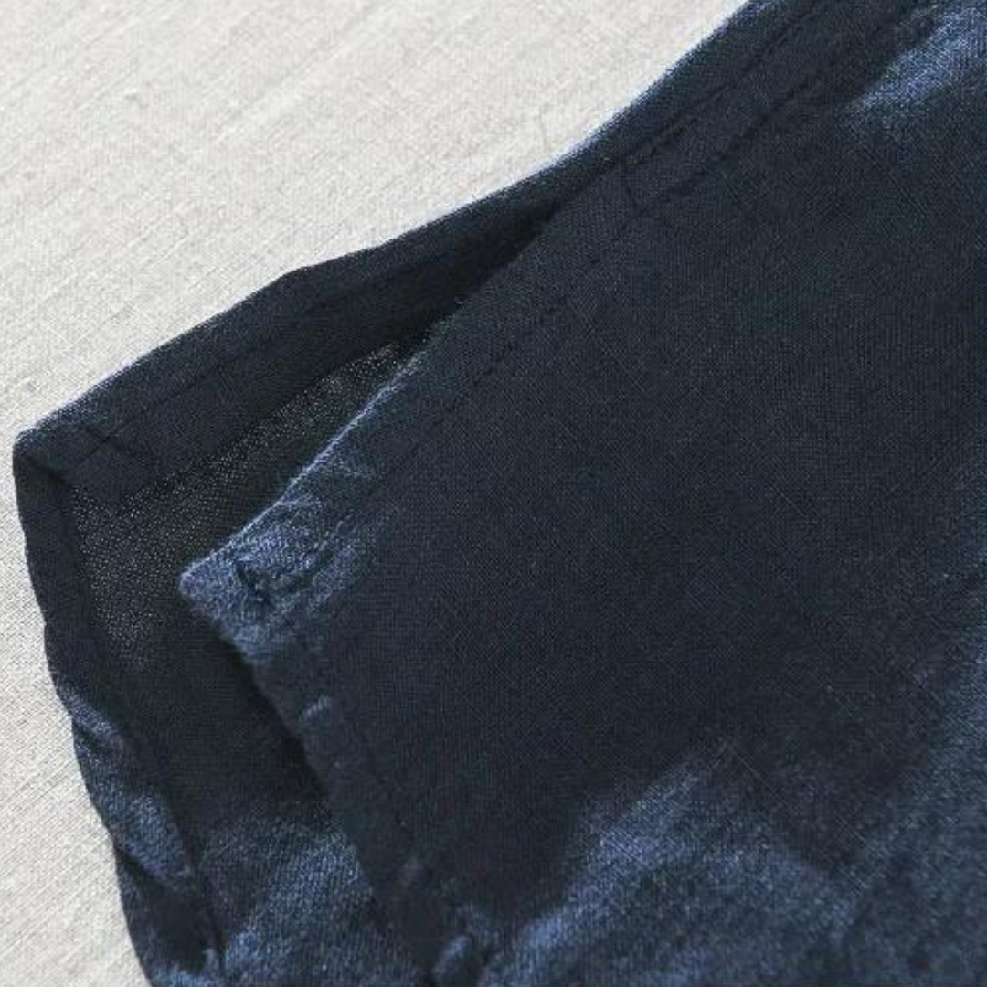 Sorrento Popover en lin - Respirant & léger - Chemise slim fit luxueuse