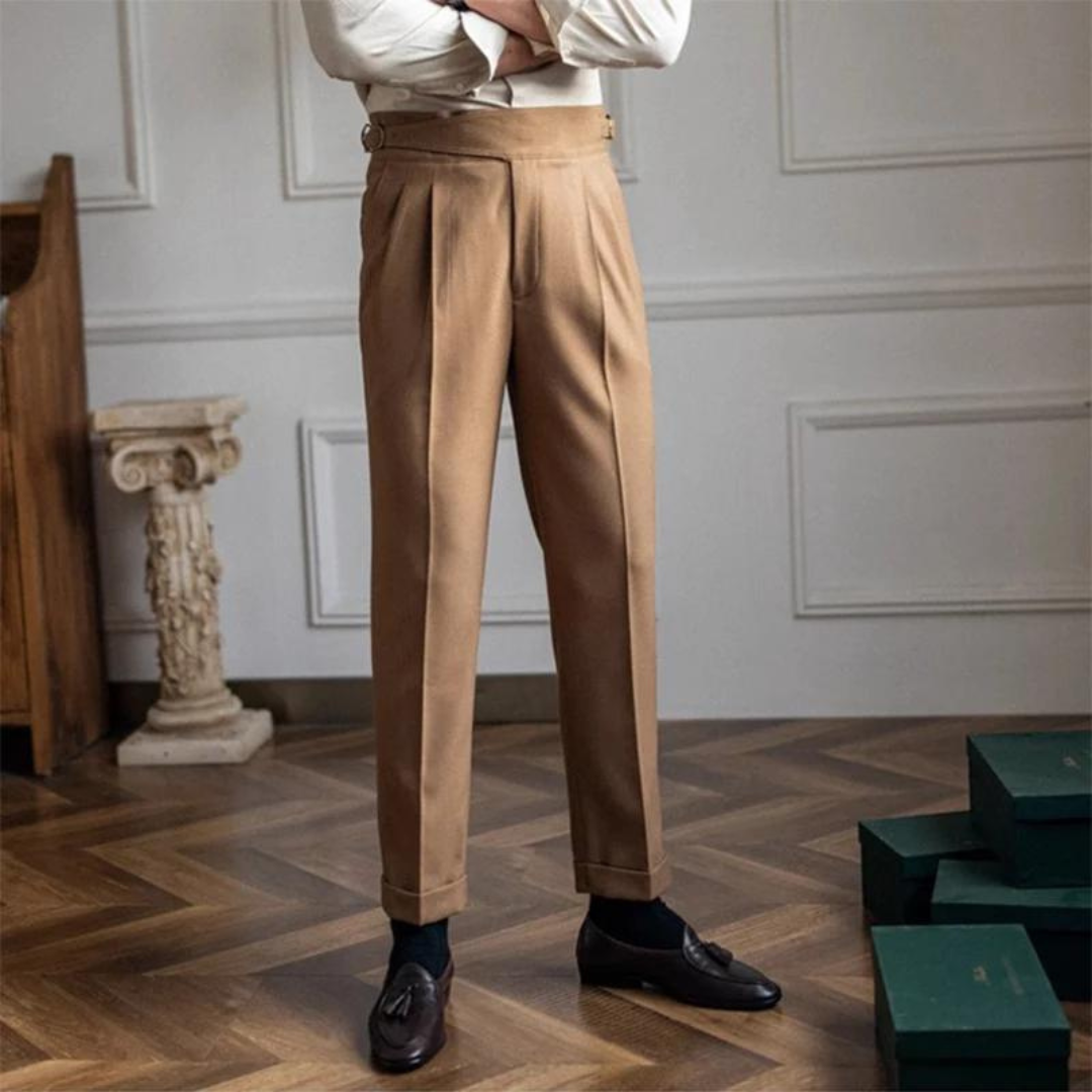 Pantaloni pieghetti Meraner | Comoda e alla moda vestibilità dritta