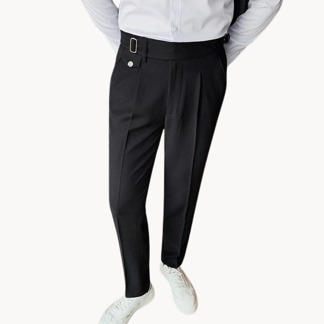 Pantaloni plissettati Marcello | Stile vintage britannico e vestibilità comoda