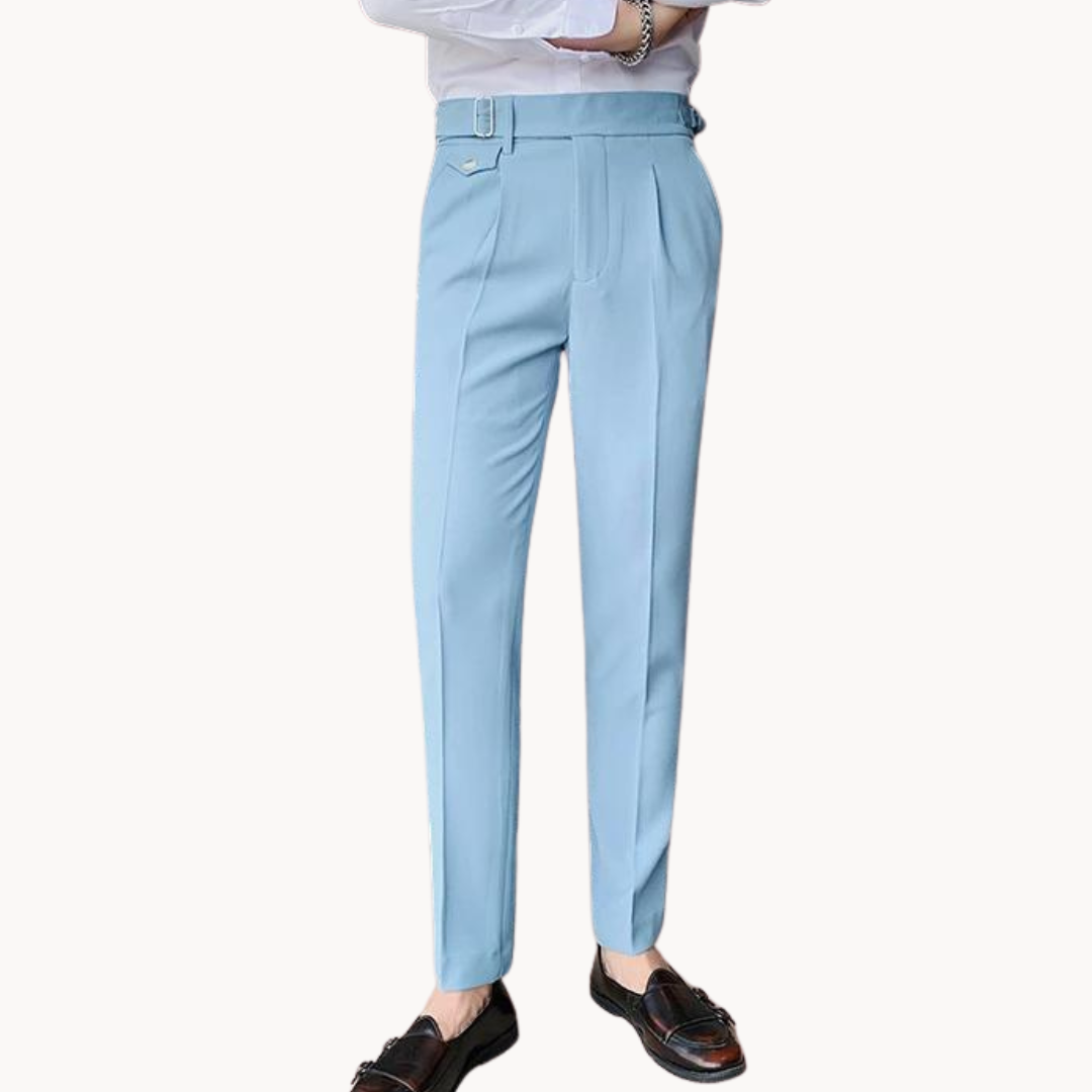 Pantaloni plissettati Marcello | Stile vintage britannico e vestibilità comoda