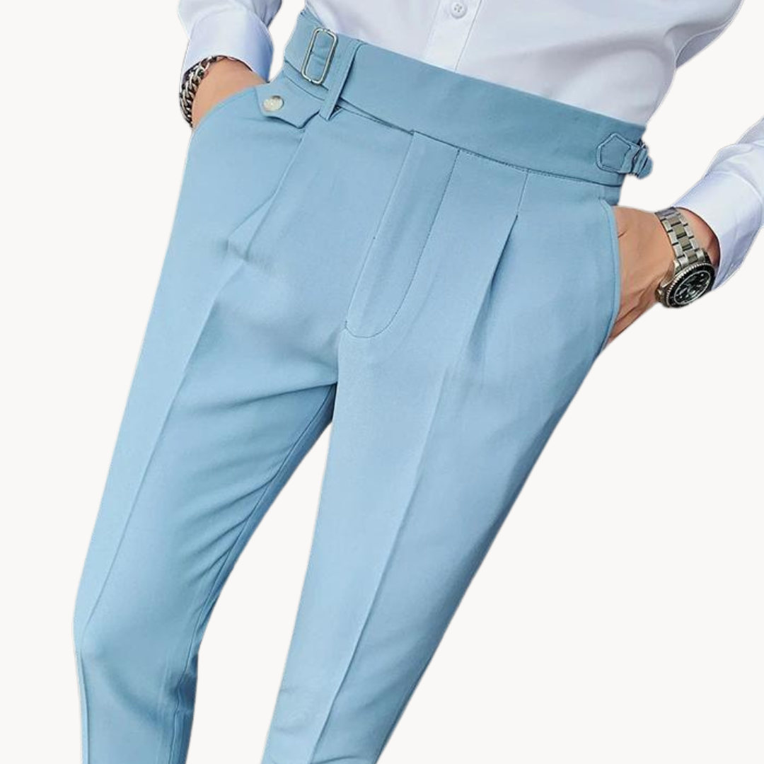 Pantaloni plissettati Marcello | Stile vintage britannico e vestibilità comoda