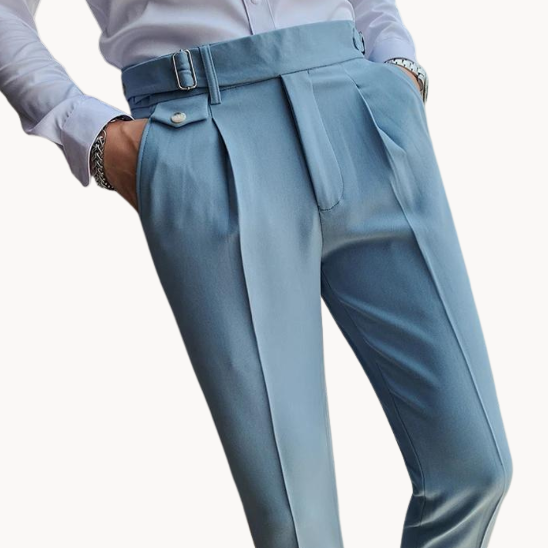 Pantaloni plissettati Marcello | Stile vintage britannico e vestibilità comoda