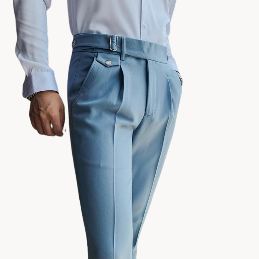 Pantaloni plissettati Marcello | Stile vintage britannico e vestibilità comoda