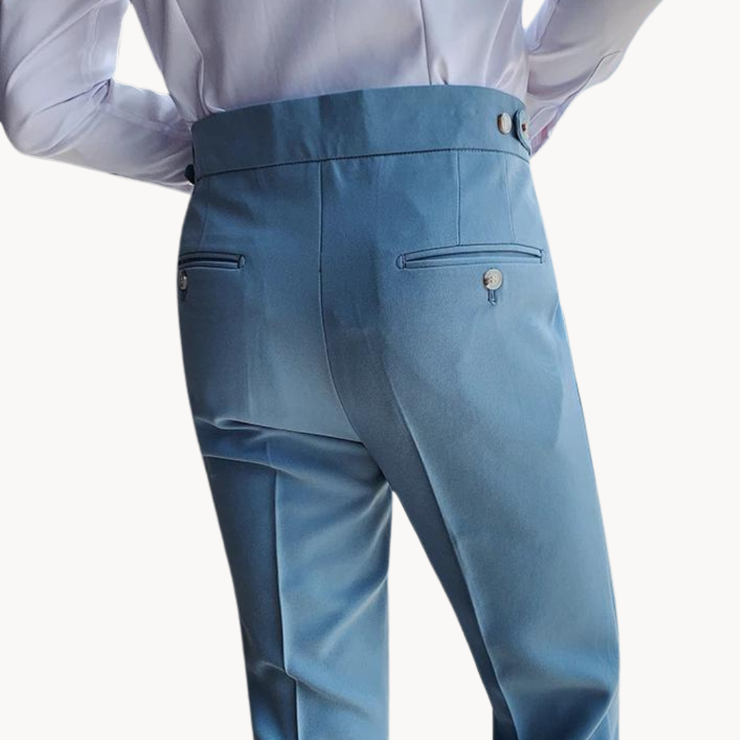 Pantaloni plissettati Marcello | Stile vintage britannico e vestibilità comoda