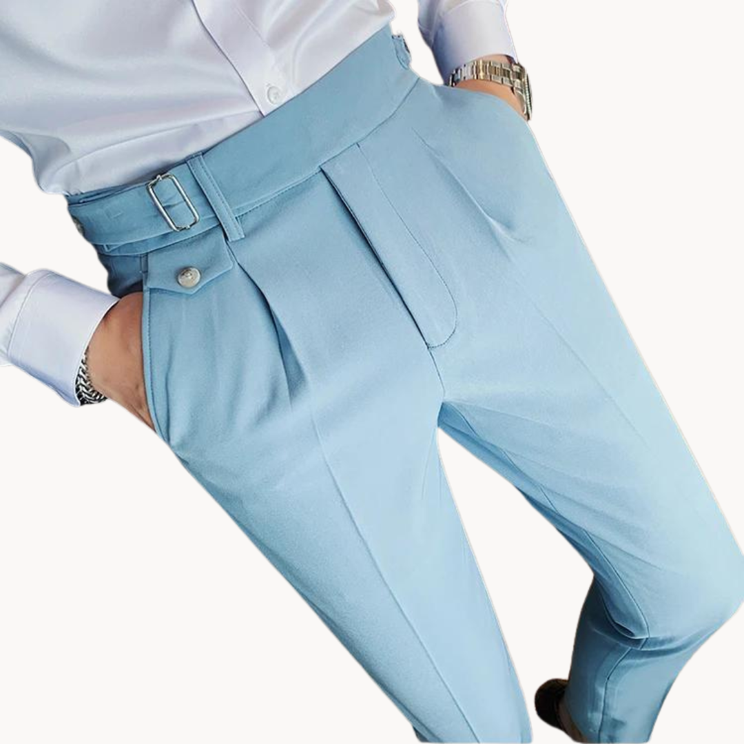Pantaloni plissettati Marcello | Stile vintage britannico e vestibilità comoda
