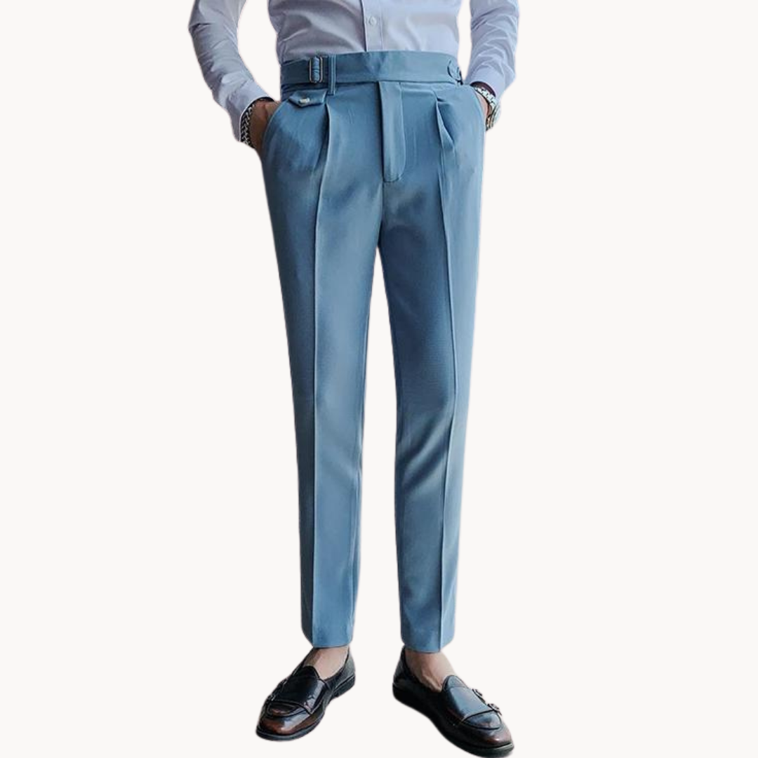 Pantaloni plissettati Marcello | Stile vintage britannico e vestibilità comoda