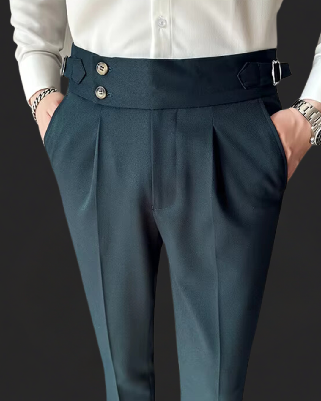 Pantaloni regolabili Olivier | Vestibilità slim e design versatile