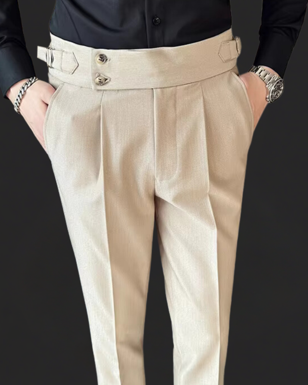Pantaloni regolabili Olivier | Vestibilità slim e design versatile
