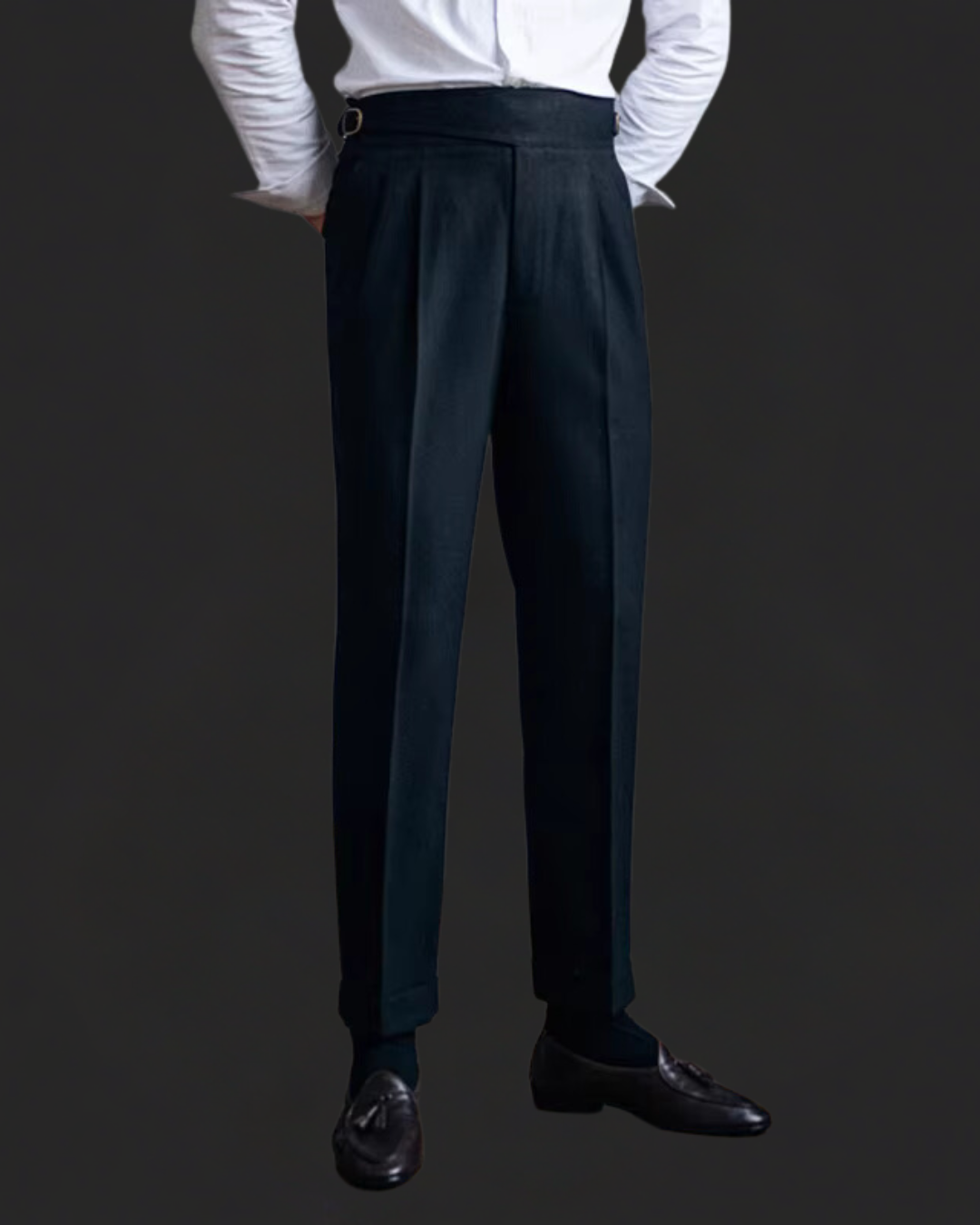 Pantaloni pieghetti Meraner | Comoda e alla moda vestibilità dritta