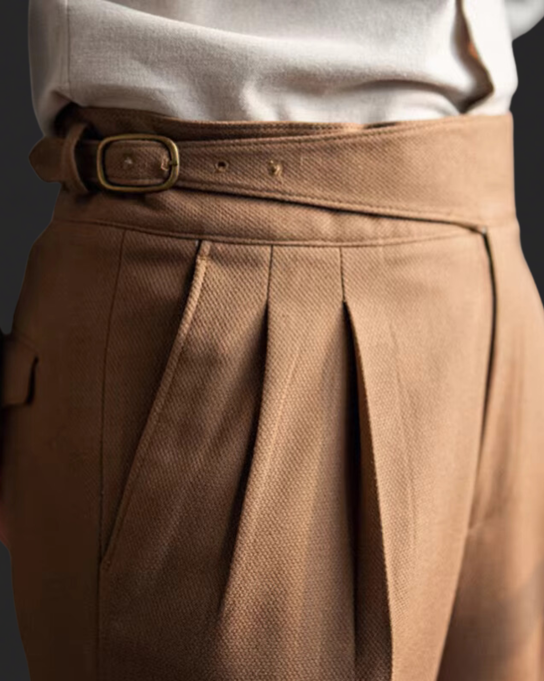 Pantaloni pieghetti Meraner | Comoda e alla moda vestibilità dritta