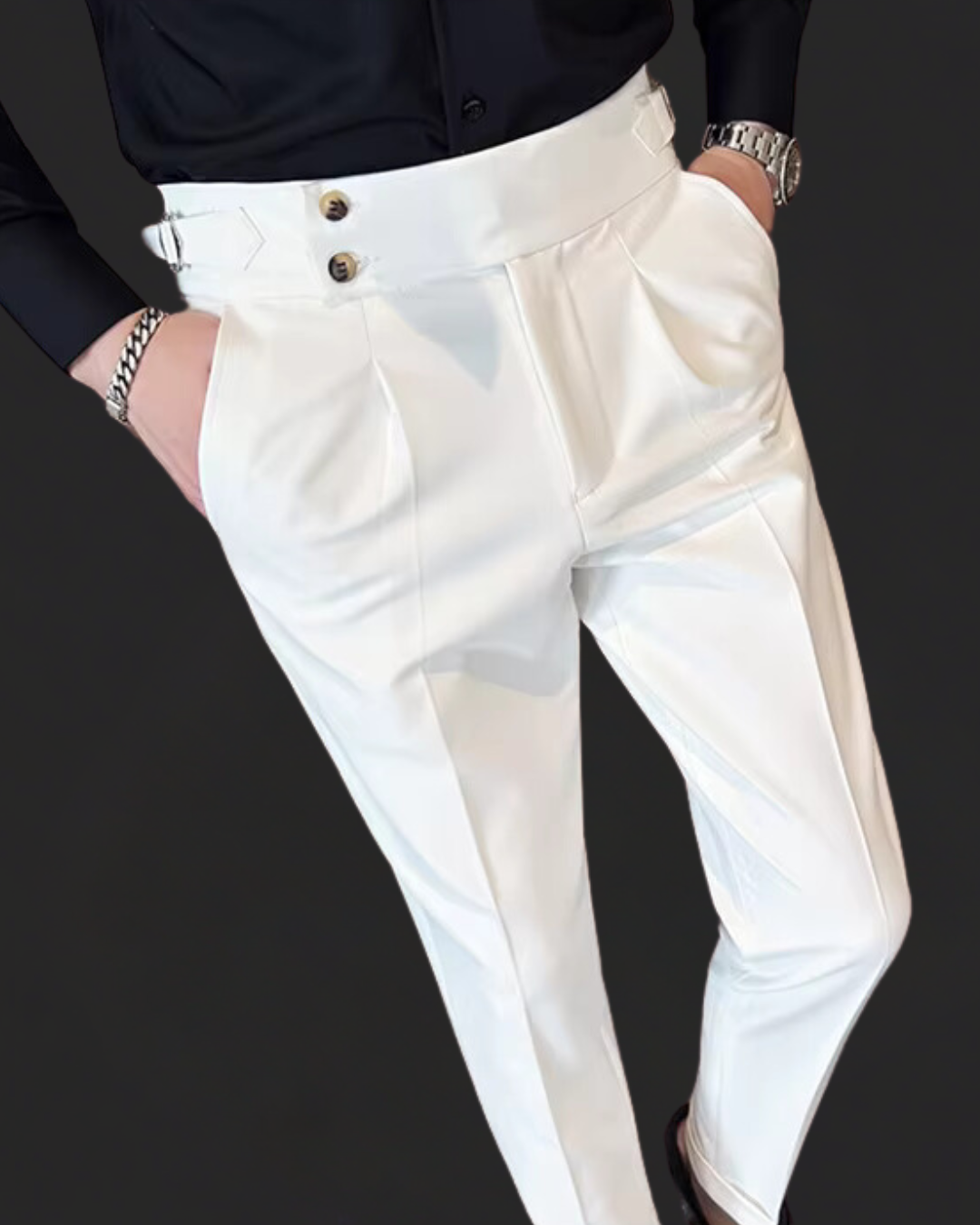 Pantaloni regolabili Olivier | Vestibilità slim e design versatile