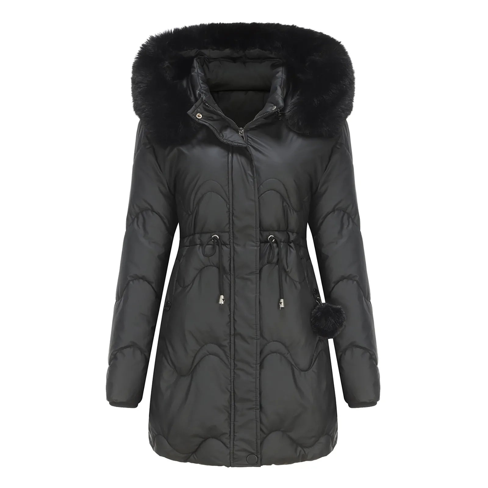 Zavando | Veste d'hiver rembourrée avec col doux pour un confort ultime