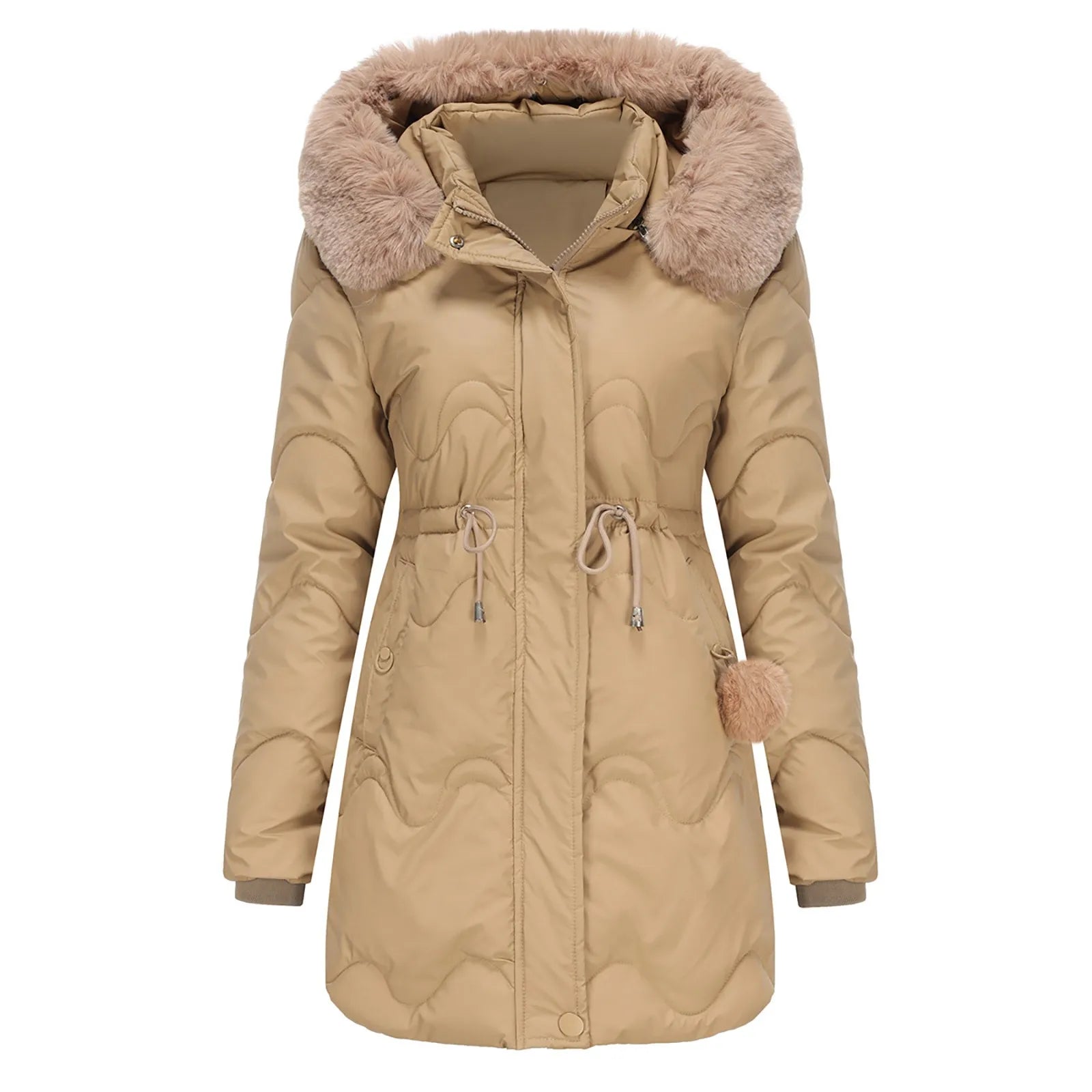 Zavando | Veste d'hiver rembourrée avec col doux pour un confort ultime