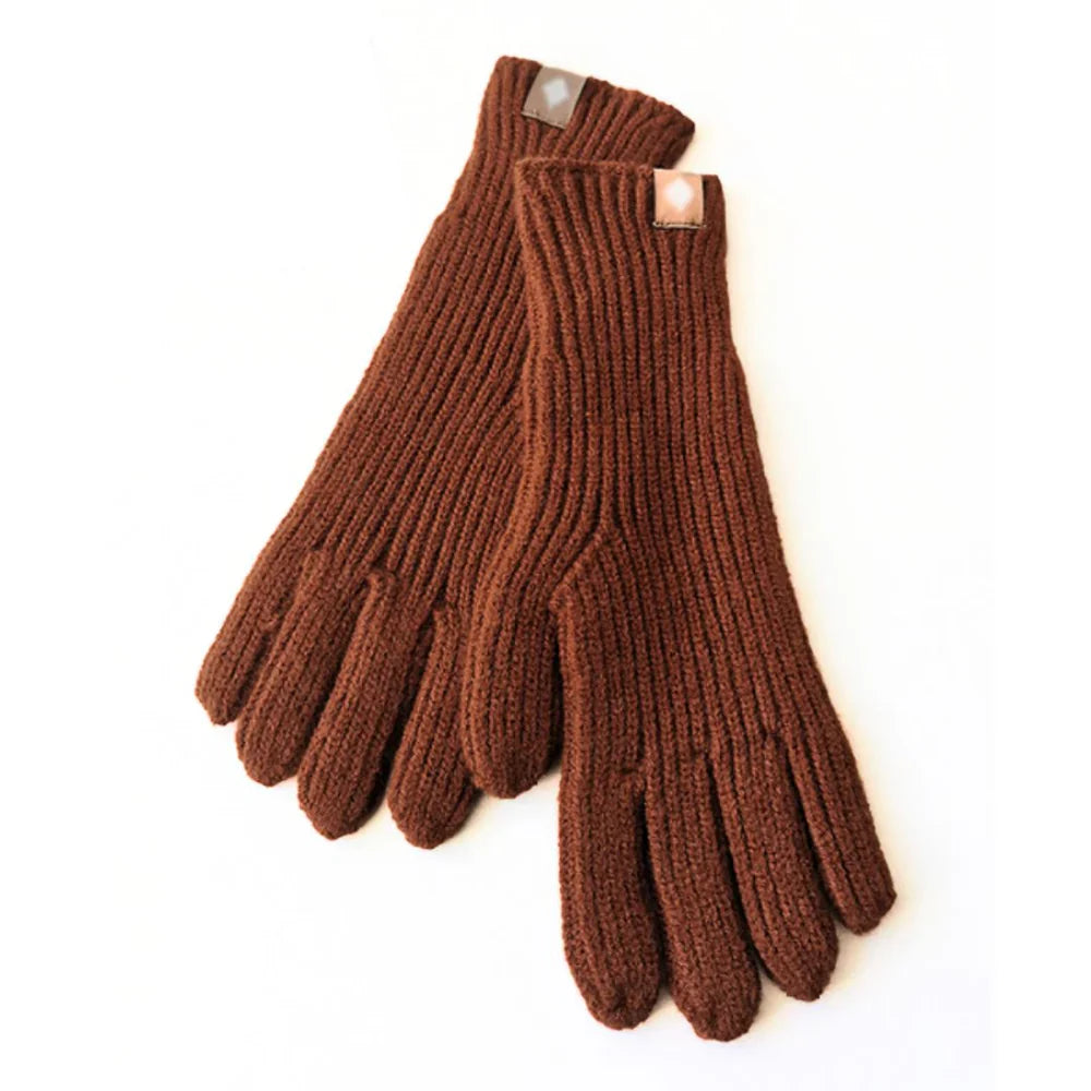 Lässige gestrickte Damenhandschuhe - Elara