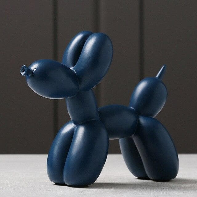 Artilume – Ballonhund Skulptur Kunstharz 20cm – Moderne boligdekoration