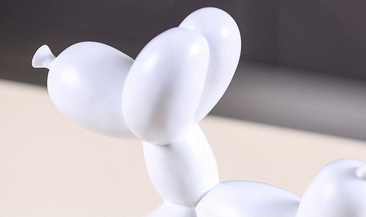 Artilume – Ballonhund Skulptur Kunstharz 20cm – Moderne boligdekoration