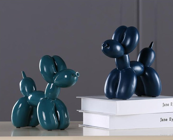 Artilume – Ballonhund Skulptur Kunstharz 20cm – Moderne boligdekoration