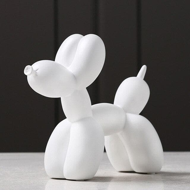 Artilume – Ballonhund Skulptur Kunstharz 20cm – Moderne boligdekoration