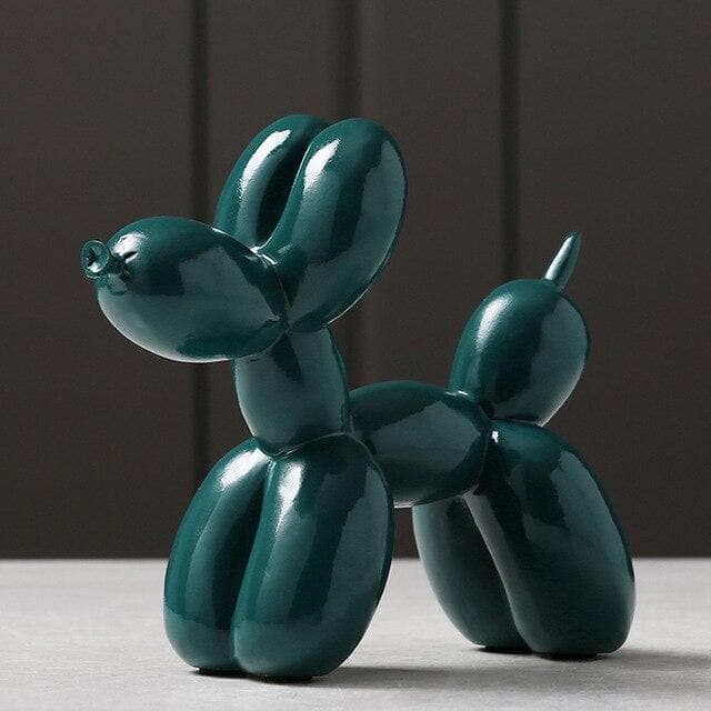 Artilume – Ballonhund Skulptur Kunstharz 20cm – Moderne boligdekoration