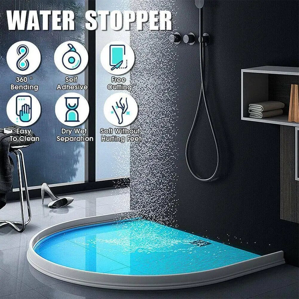 WaterStop brusebarriere - silikontætning til et tørt badeværelse
