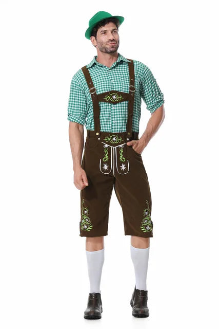 Devako Axely - Bayerischer Traditioneller Grüner Oktoberfest-Anzug für Männer