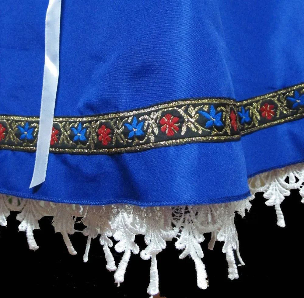 BavariaStyle – Blaues Dirndl Kleid für Damen S–2XL – Perfekt fürs Oktoberfest