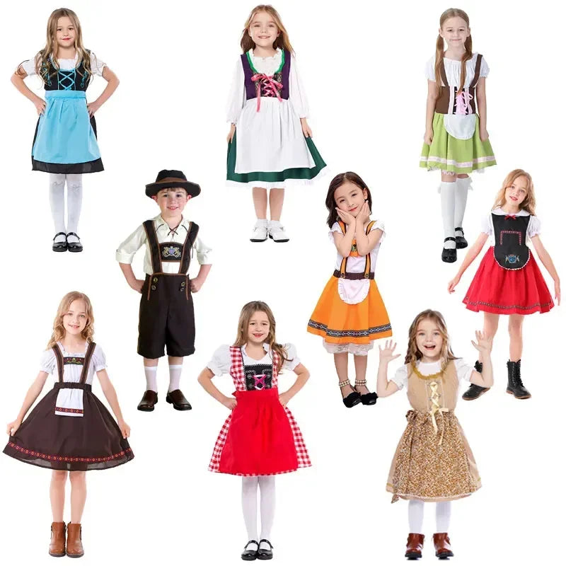 BavariaKids – Kinder Oktoberfest Kostüm – Authentischer Trachtenlook
