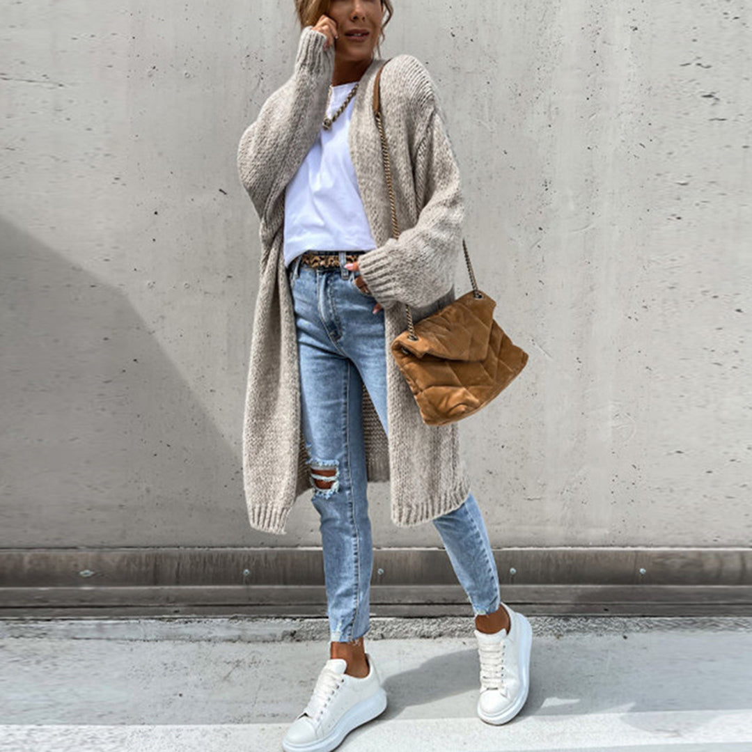 Klassische Strickjacke für Frauen - Hollian