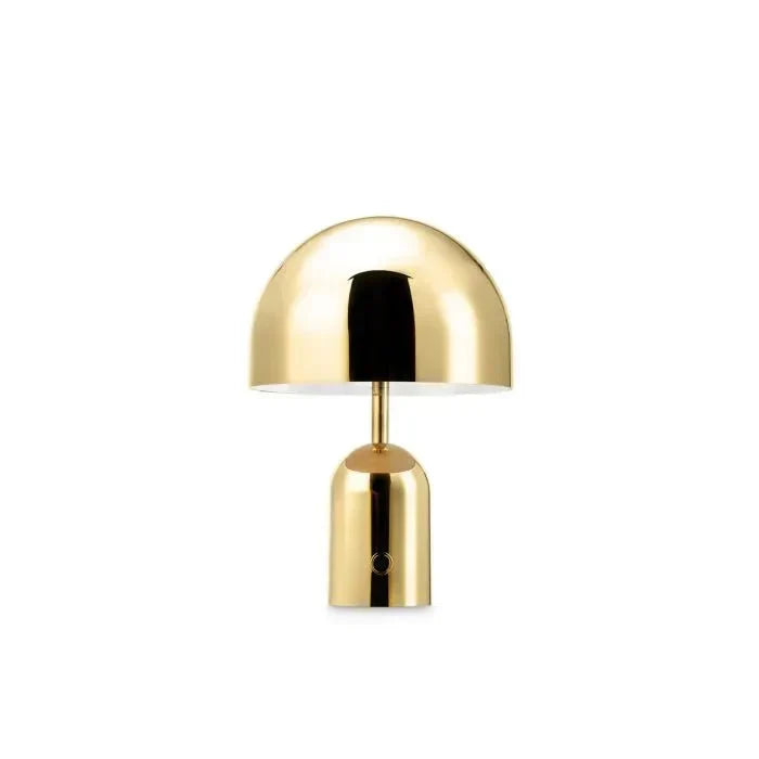 ChromeGlow Tragbare Tischlampe mit Chrom-Finish - Elegant und funktionell