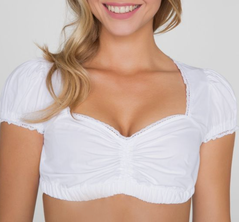 Maxima - Elegantes Damen-Outfit mit Bluse und Schürze für Stil und Komfort