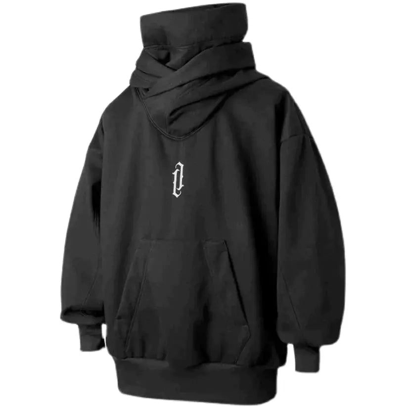 Ninja-Kapuzenpulli mit doppeltem Ausschnitt - Jessey