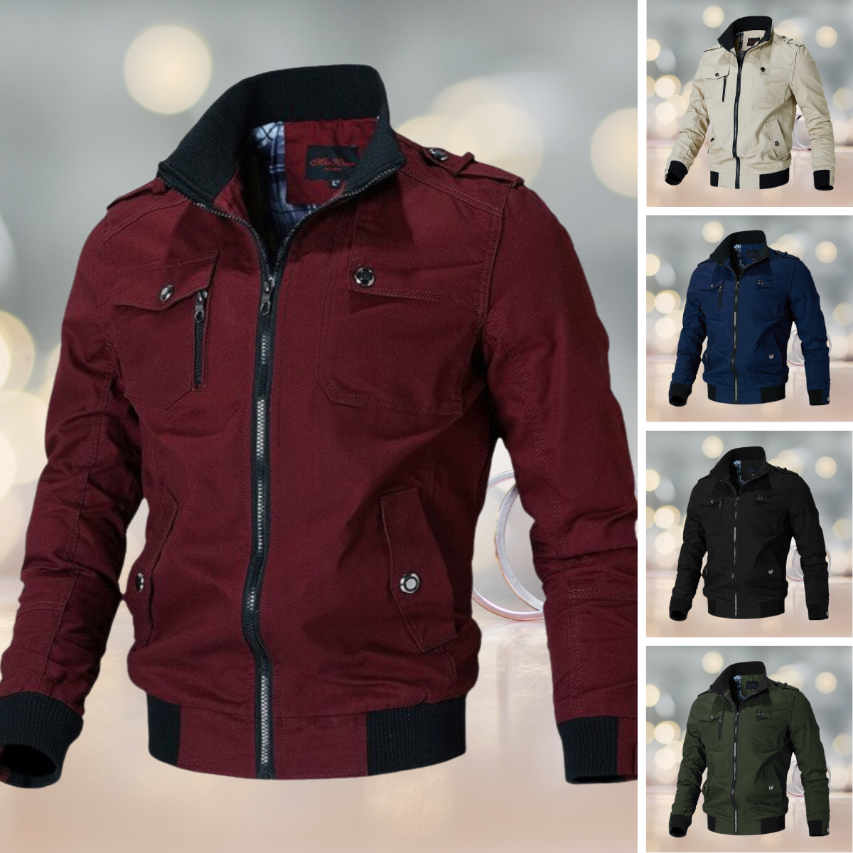 Windbreaker-Jacke im Militärstil - Jeter