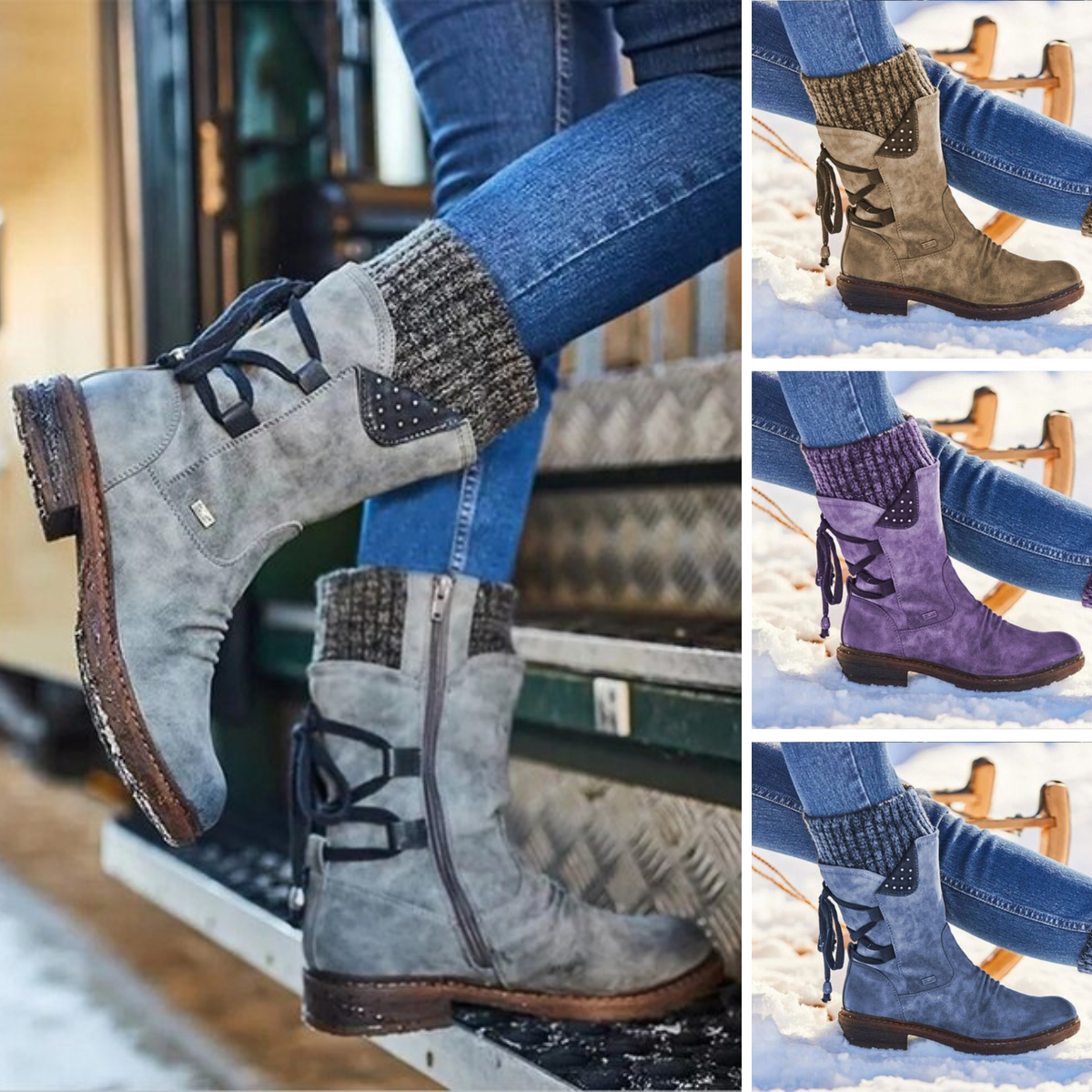 Amalya - Der neue wadenhohe Schneestiefel
