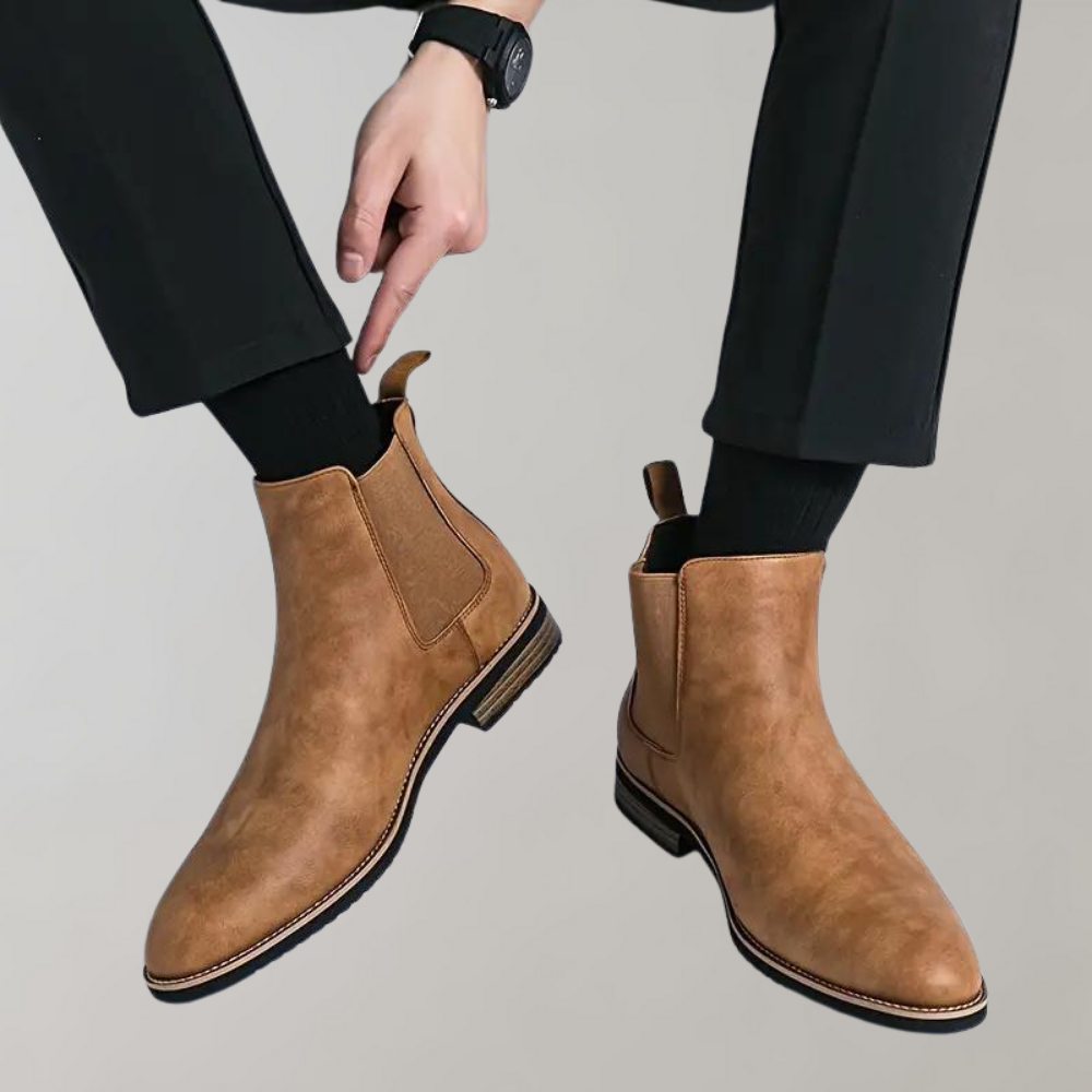 Hochhackige Chelsea-Stiefel für Männer
