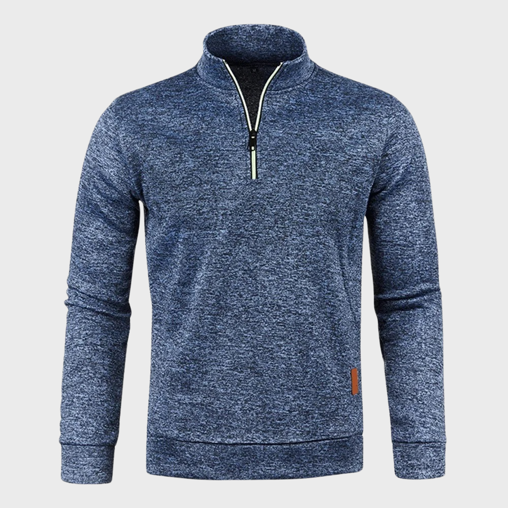 Corbin - Ležérní podzimní svetr na zip pro muže