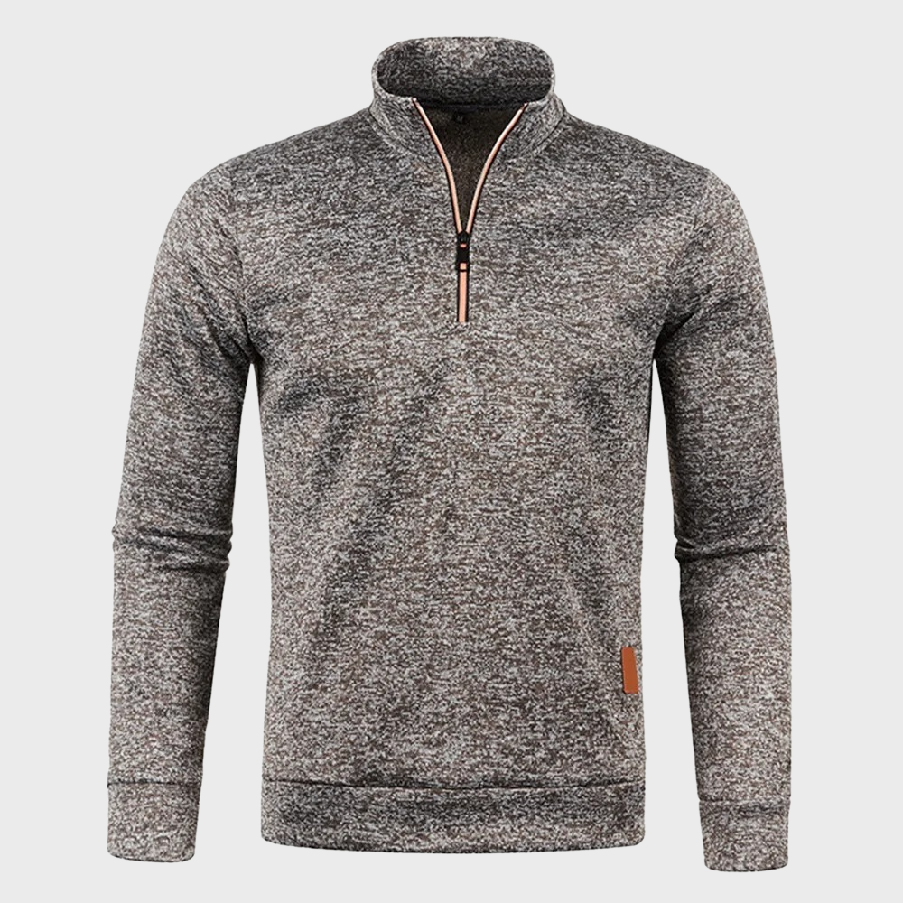Corbin - Ležérní podzimní svetr na zip pro muže