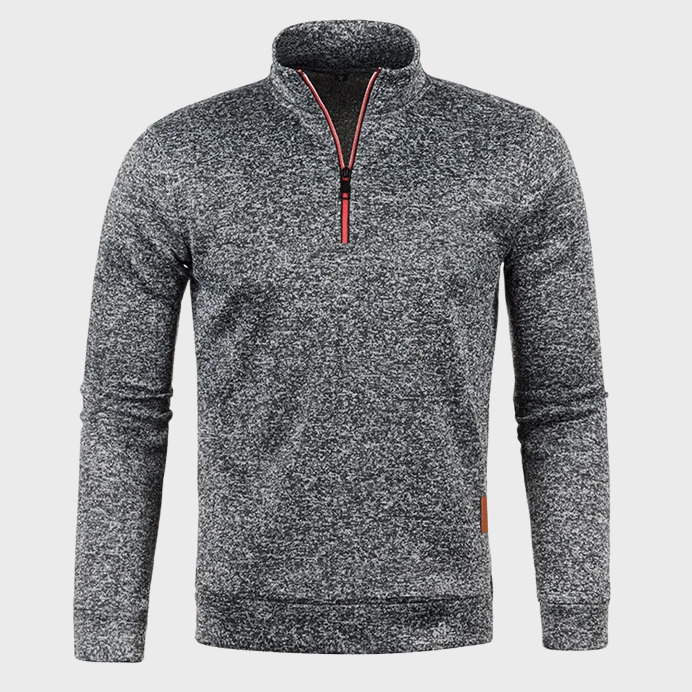 Corbin - Ležérní podzimní svetr na zip pro muže