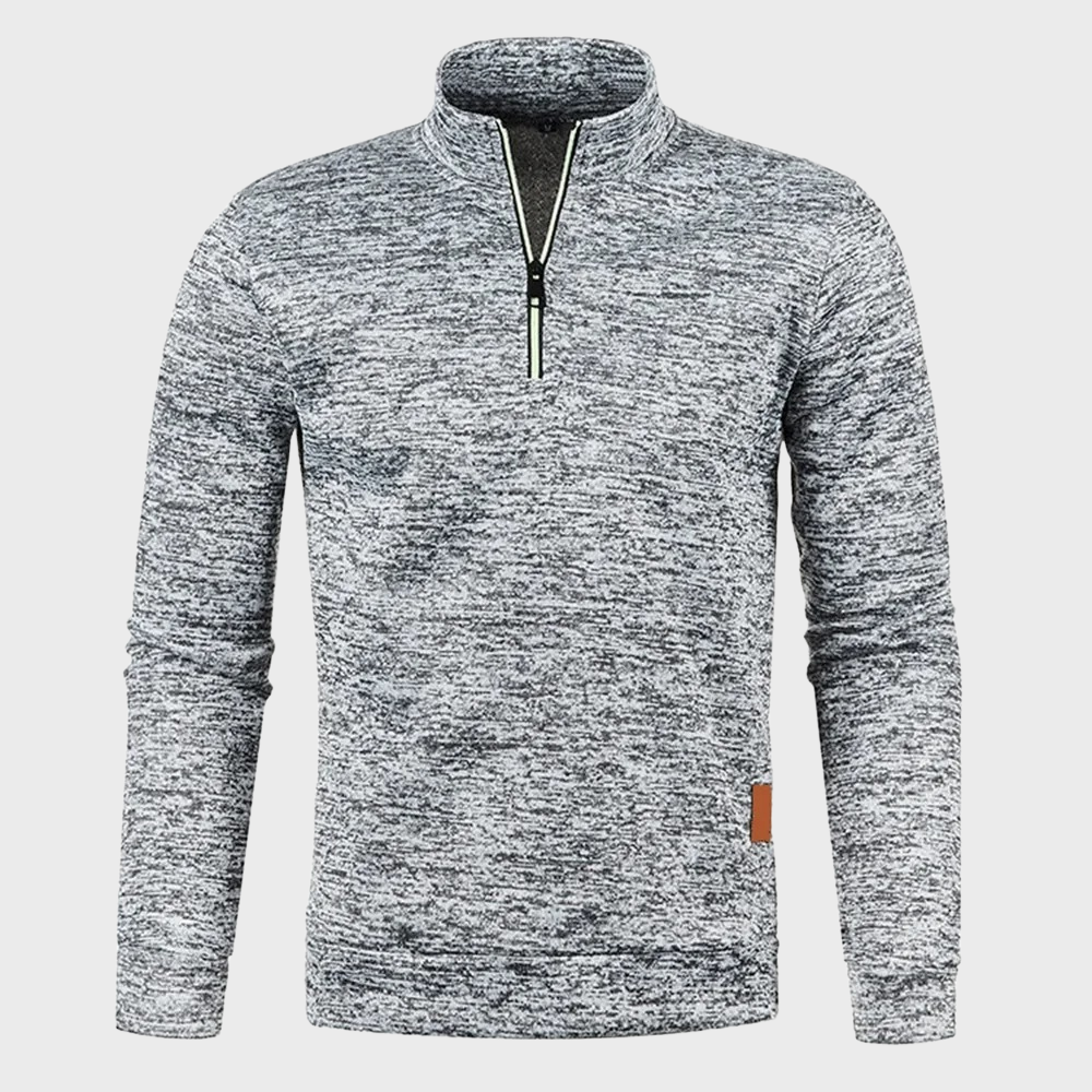 Corbin - Ležérní podzimní svetr na zip pro muže