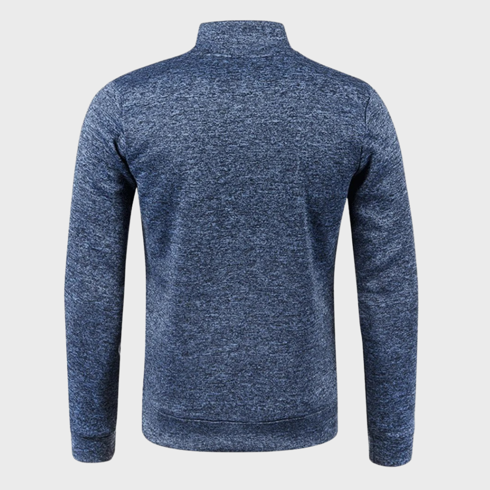Corbin - Ležérní podzimní svetr na zip pro muže