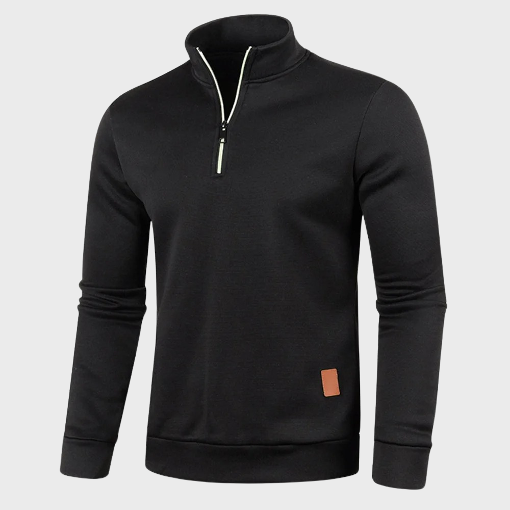 Corbin - Ležérní podzimní svetr na zip pro muže